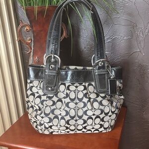 Coach Soho Signature Pleated Tote Bag, COA